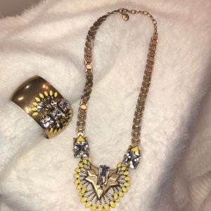 💥Stella and Dot💥necklace and cuff bracelet set.